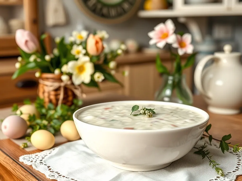 Biały barszcz przepis babci: tradycyjny smak na wielkanocny stół