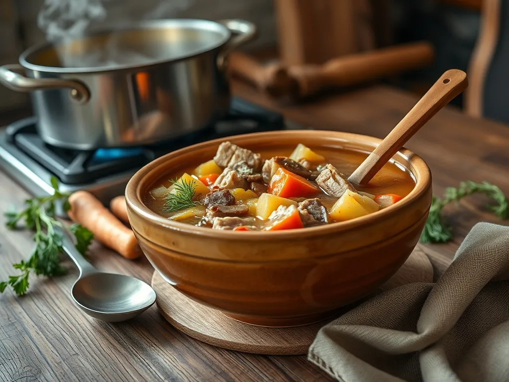 Zupa na kościach wieprzowych: przepis na zdrowy i smaczny krupnik