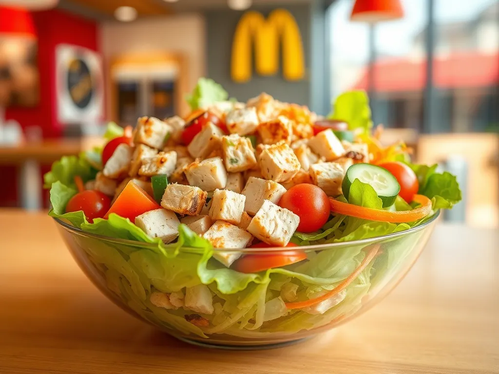 Sałatka z kurczakiem McDonald's: ile ma kcal i co warto wiedzieć?